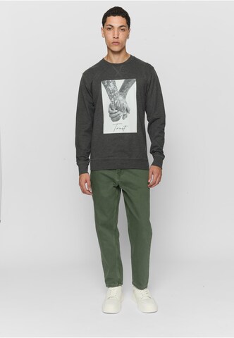 MT Men Sweatshirt 'Trust 2.0' in Grau