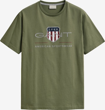GANT Футболка в Зеленый: спереди