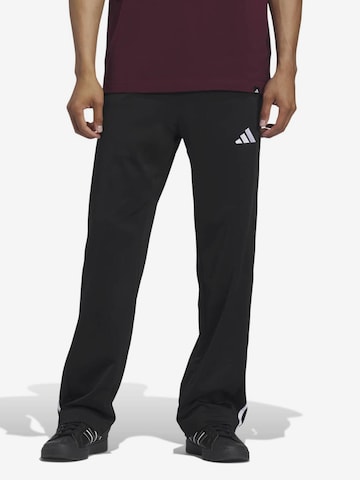 ADIDAS SPORTSWEAR Loosefit Urheiluhousut 'Mens 3-Stripes Snap Track' värissä musta: etupuoli