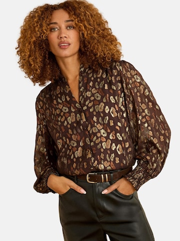 love & roses Bluse in Braun: Vorderseite