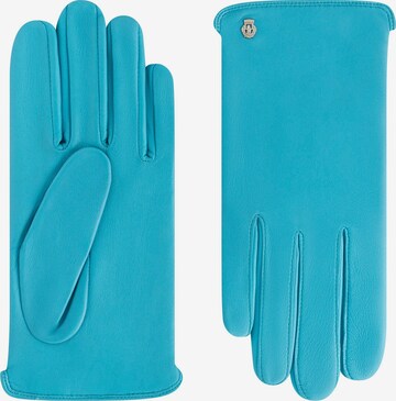 Roeckl Full Finger Gloves 'New York' in Blue: front