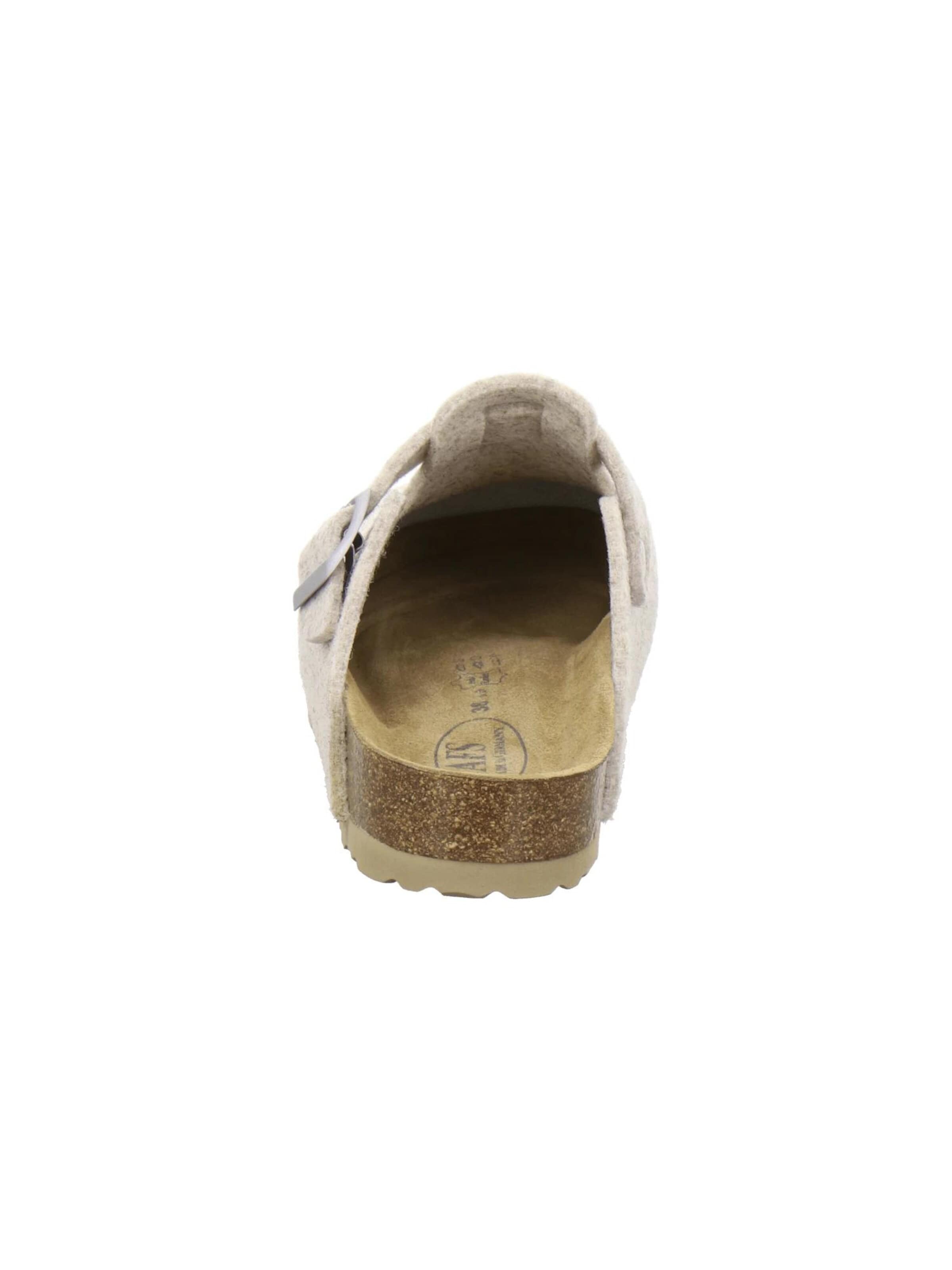 AFS-Schuhe Hausschuh 'Hausschuhe Damen Filz beige'‌‌‌‌‌‌‌‌‌‌ in Beige