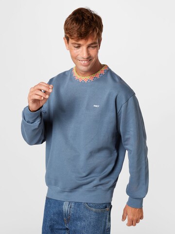 Obey Sweatshirt 'Verner' in Blue