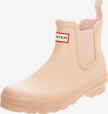 HUNTER Laarzen 'Original Chelsea Boot Faded Rose' in Roze: voorkant
