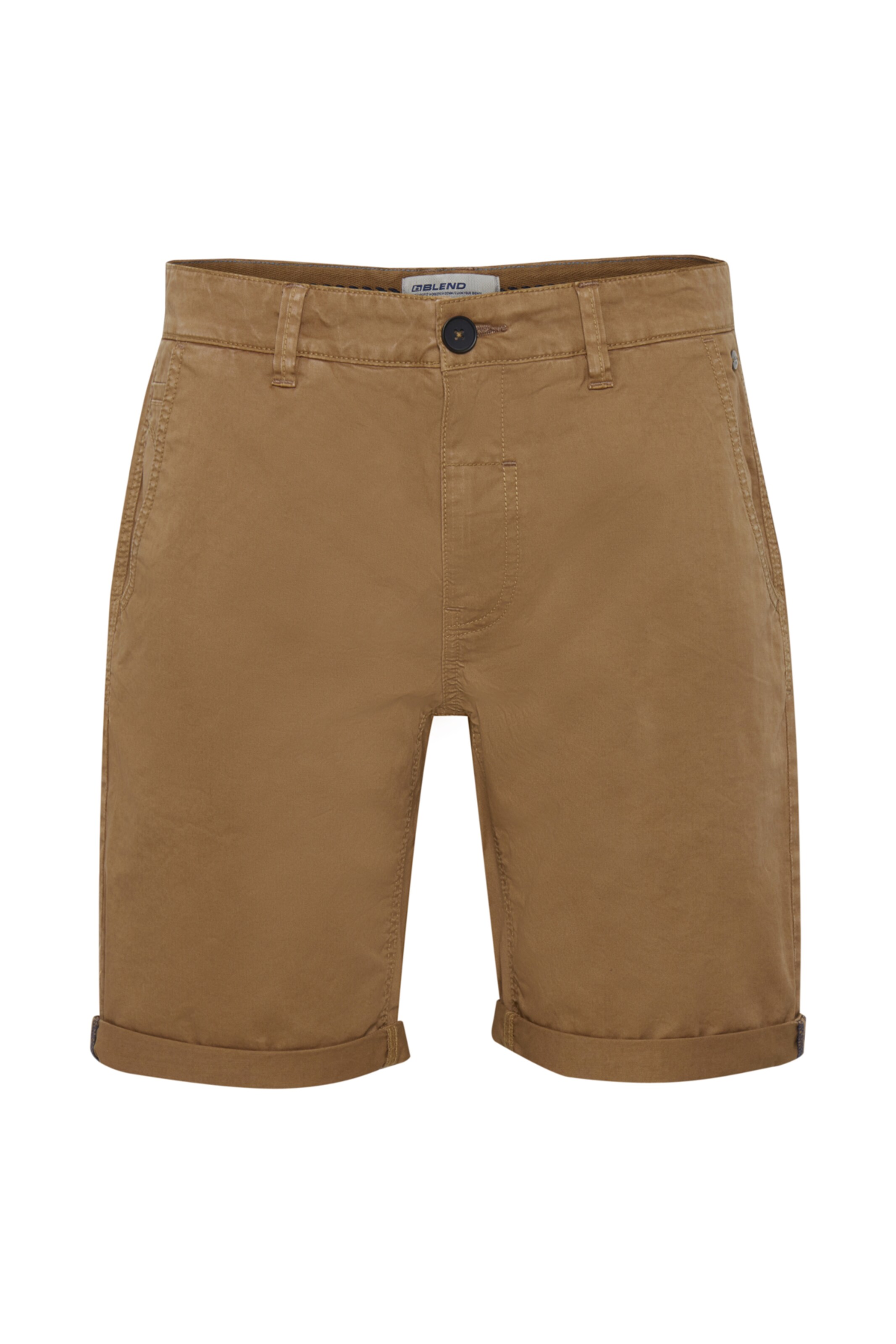 Pantalon chino BLEND en marron : devant