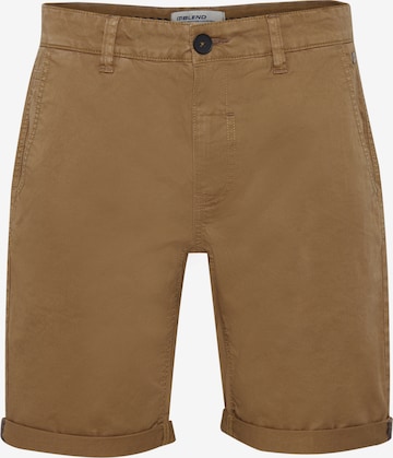 Pantalon chino BLEND en marron : devant