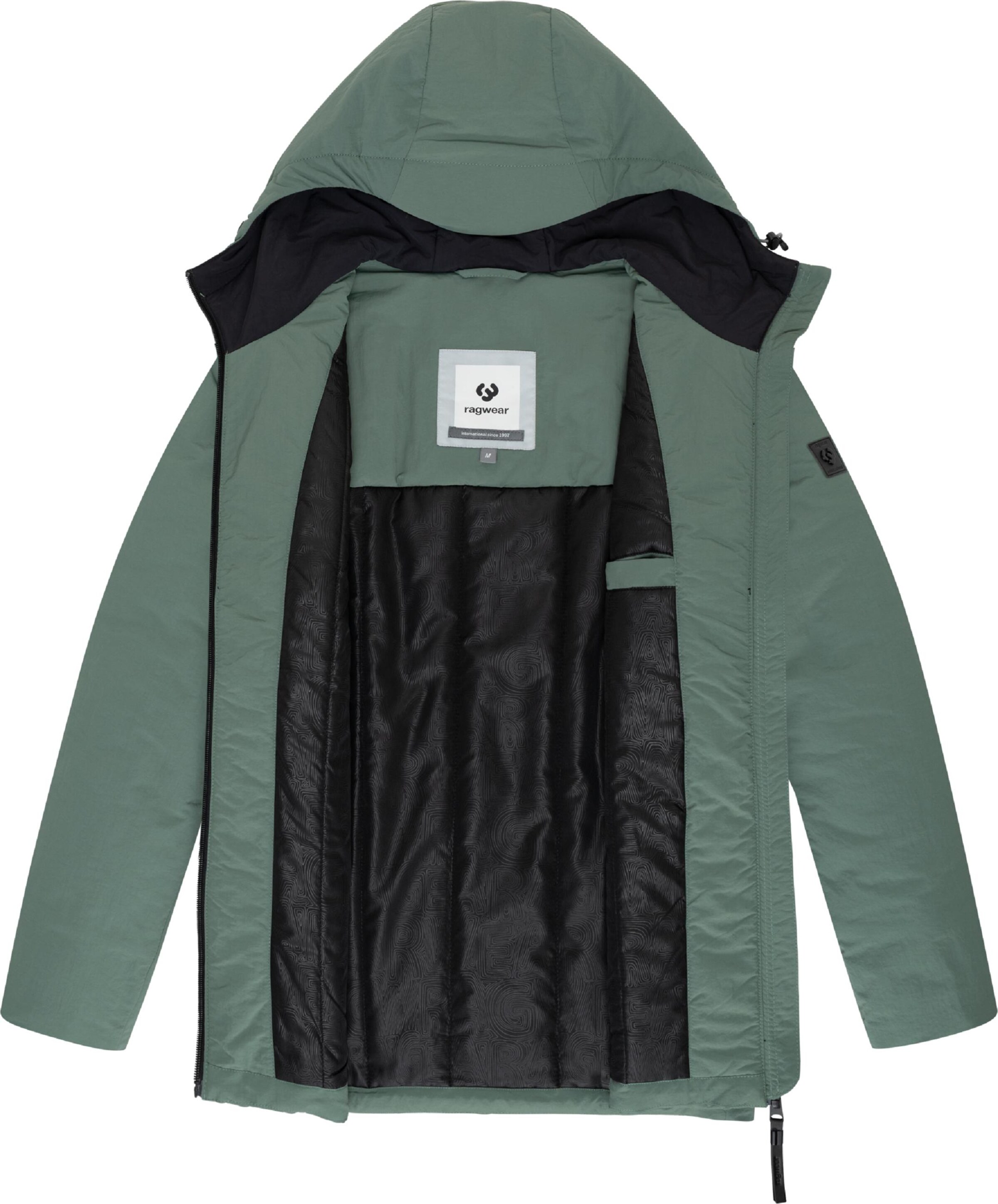 Ragwear Winter Jacket 'Cassey' in Green