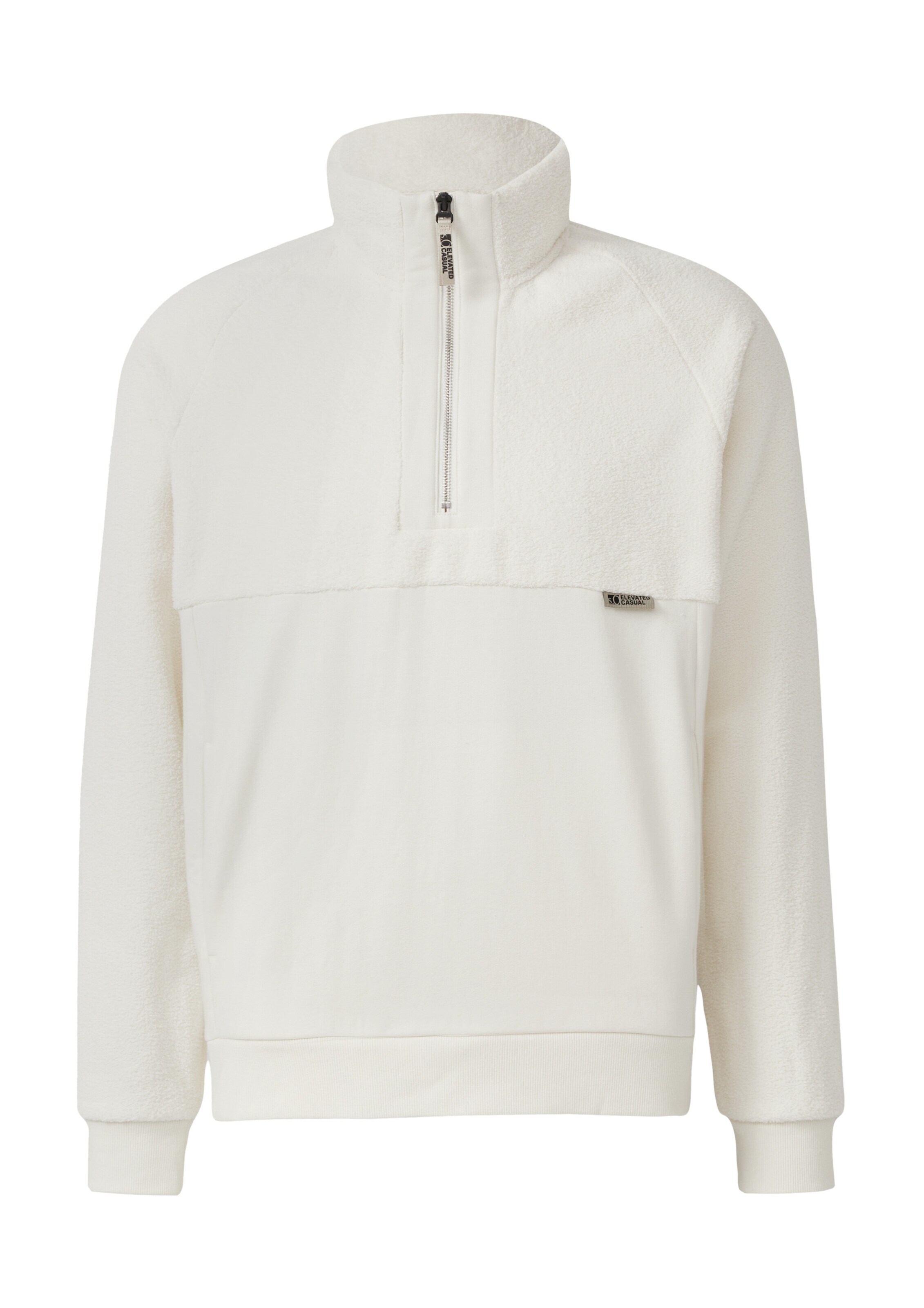 s.Oliver Sweatshirt in Wit: voorkant