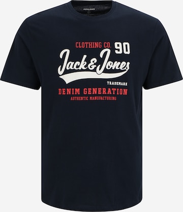 Jack & Jones Plus Shirt in Blue: front