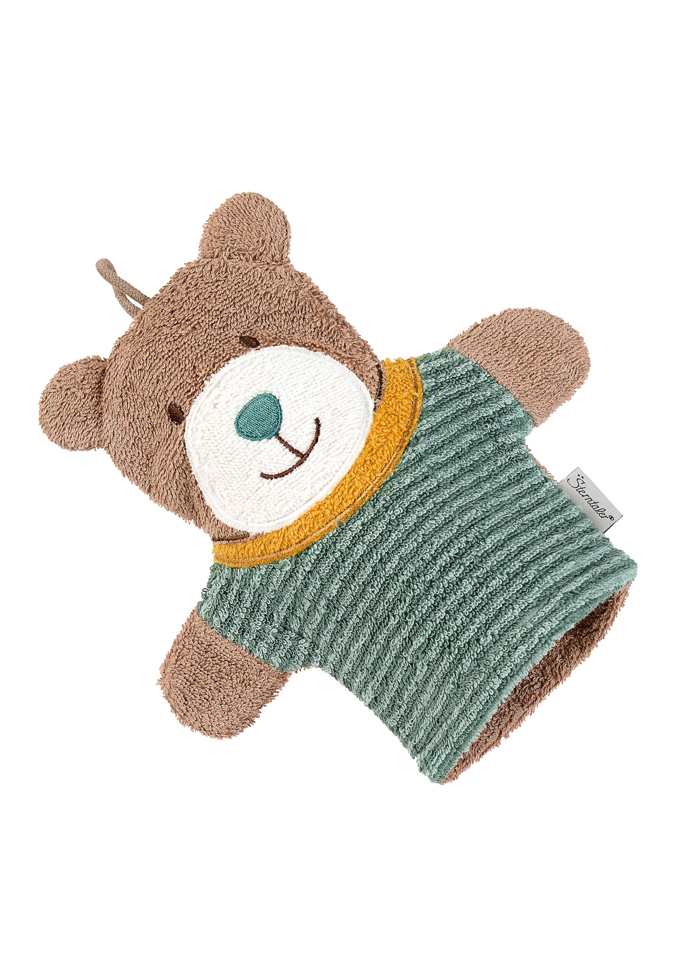 STERNTALER Waschhandschuh 'Ben' in Grün