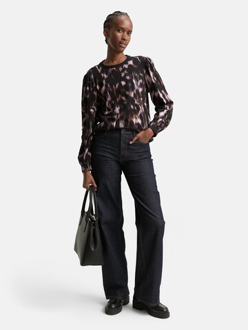 TOM TAILOR DENIM Sweatshirt in Schwarz