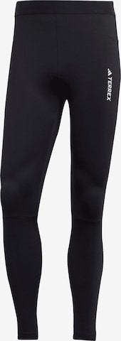 ADIDAS TERREX Slimfit Sporthose 'XPR XC' in Schwarz: predná strana