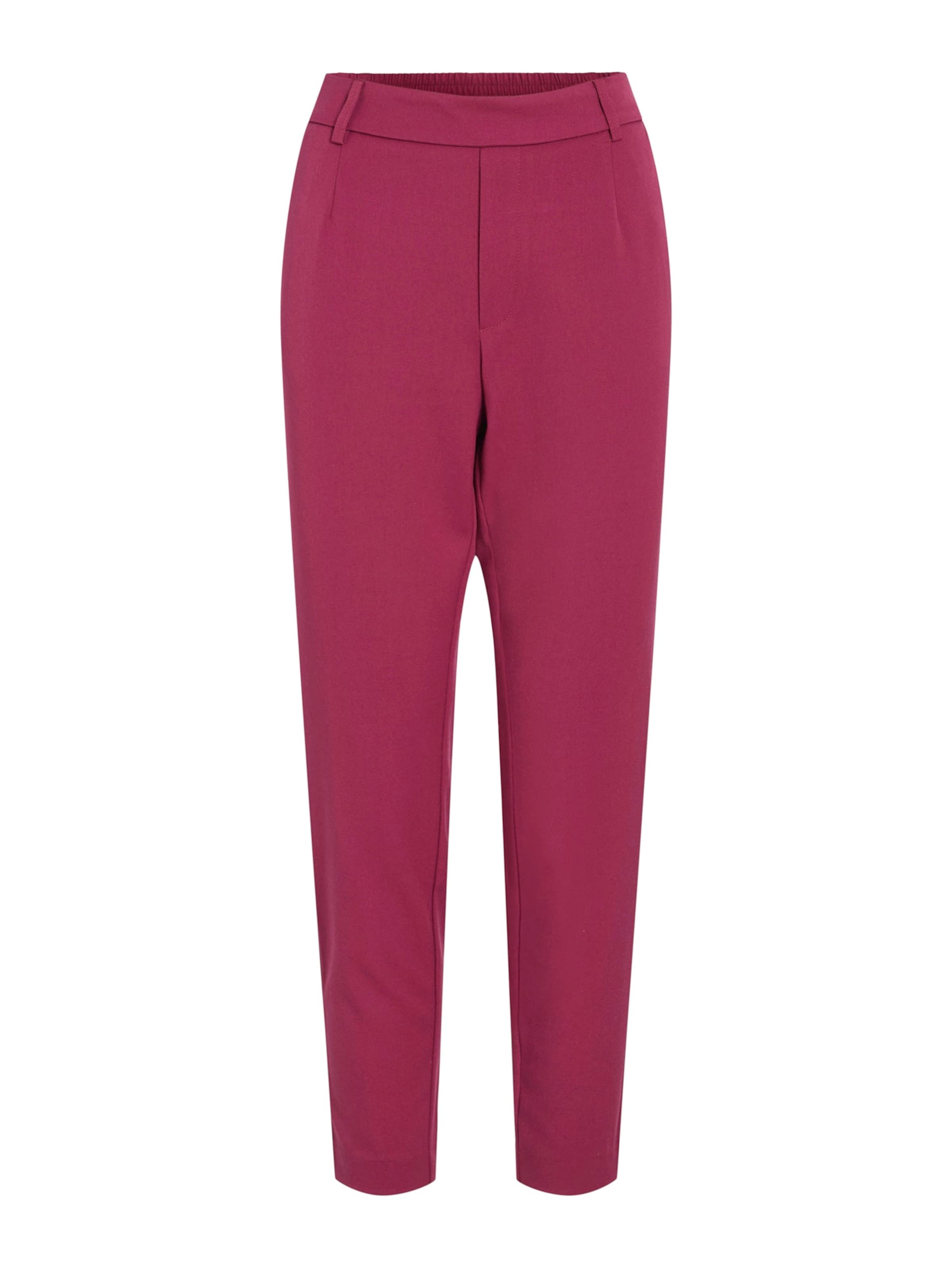 VILA - Tapered Pantalón plisado 'VIVARONE' en rojo: frente