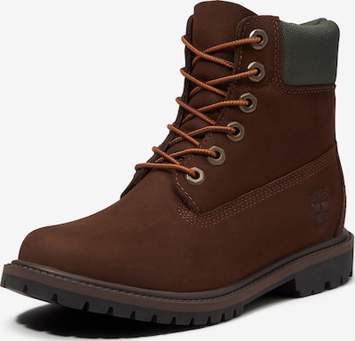 TIMBERLAND Bottines à lacets en 41,5 en brun foncé / gris basalte, Vue avec produit