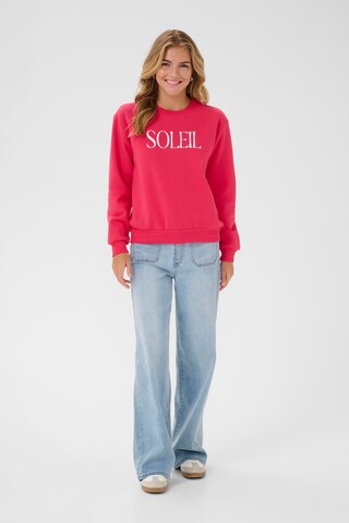 Kaffe Sweatshirt 'Anne' in Roze
