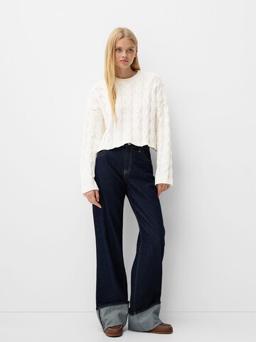 Pull-over Bershka en beige