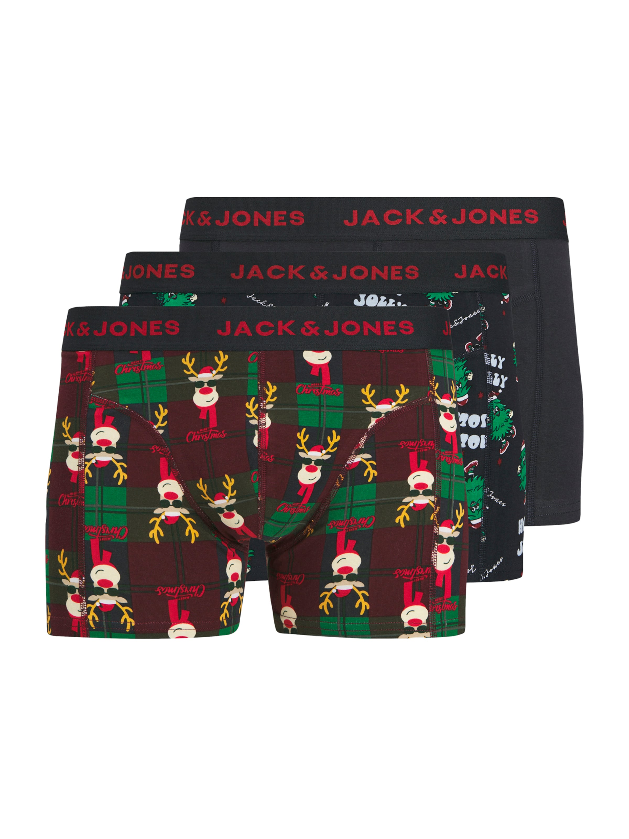 JACK & JONES Μποξεράκι 'Jacrudolph' σε μπλε: μπροστά