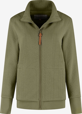 Veste de survêtement 'Rosy' MGO en vert : devant