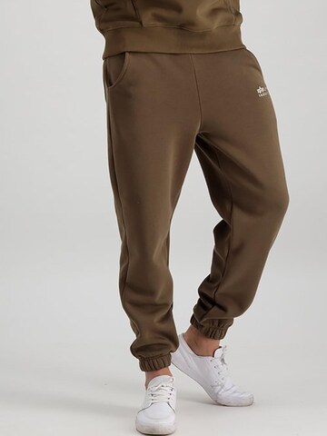 ALPHA INDUSTRIES Regular Pants 'Organics EMB Regular' in Grey