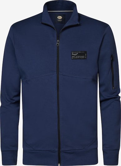 Petrol Industries Zip-Up Hoodie in Dark blue, Item view