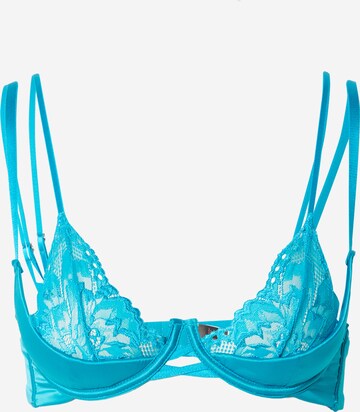 Hunkemöller Balconette Bra 'Ellie' in Blue: front