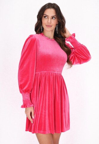 faina Cocktailjurk in Roze: voorkant