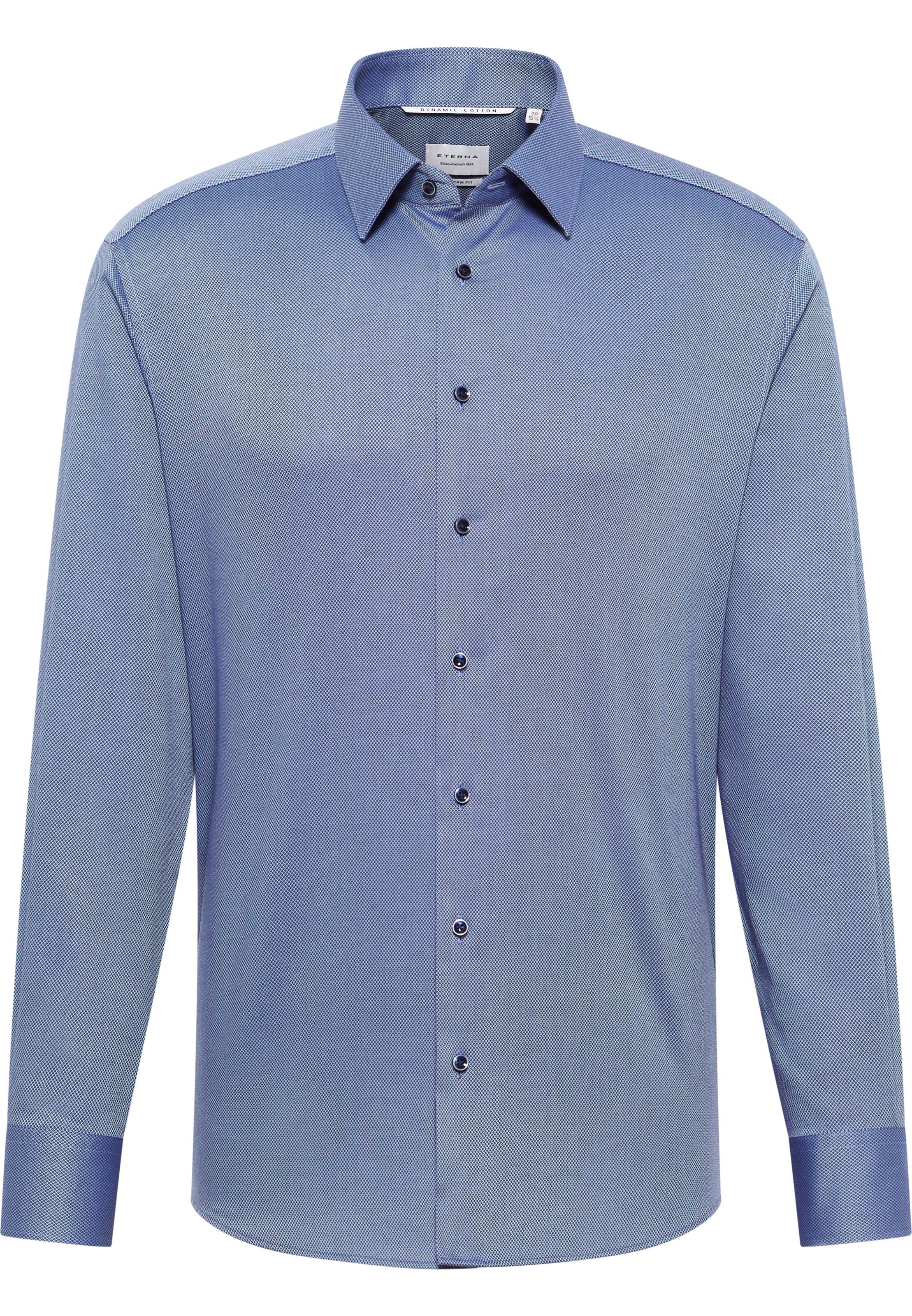 ETERNA Overhemd in Blauw: voorkant