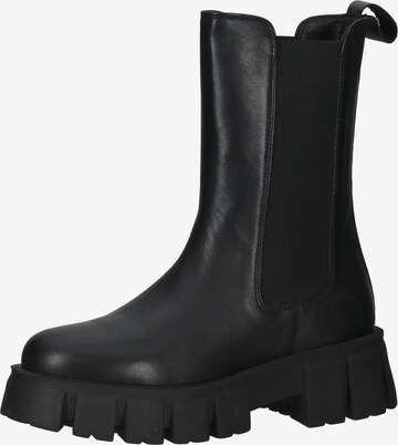 LAZAMANI Chelsea Boots in Black: front