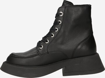 BRONX Lace-Up Ankle Boots in Black