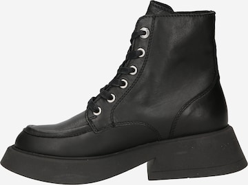 BRONX Lace-up bootie in Black