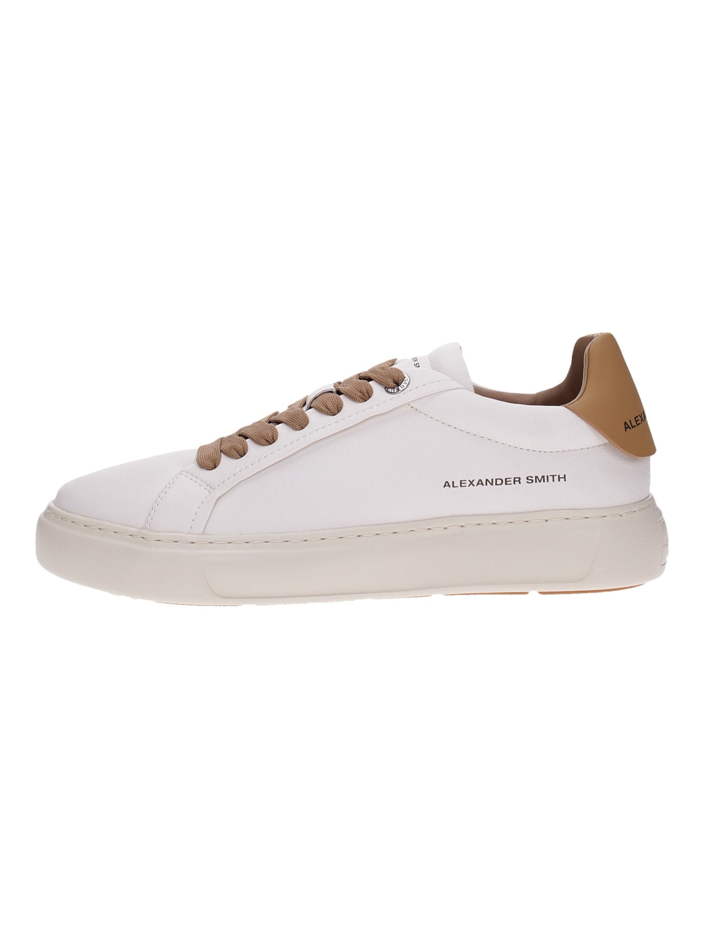 Sneaker bassa 'Asbdsom 3667' di Alexander Smith in bianco: frontale