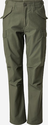 Regular Pantalon cargo Vintage Industries en vert : devant