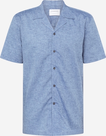 Lindbergh - Regular Fit Camisa 'Delave' em azul: frente