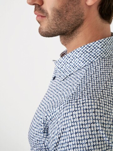DESOTO Slim fit Button Up Shirt in Blue