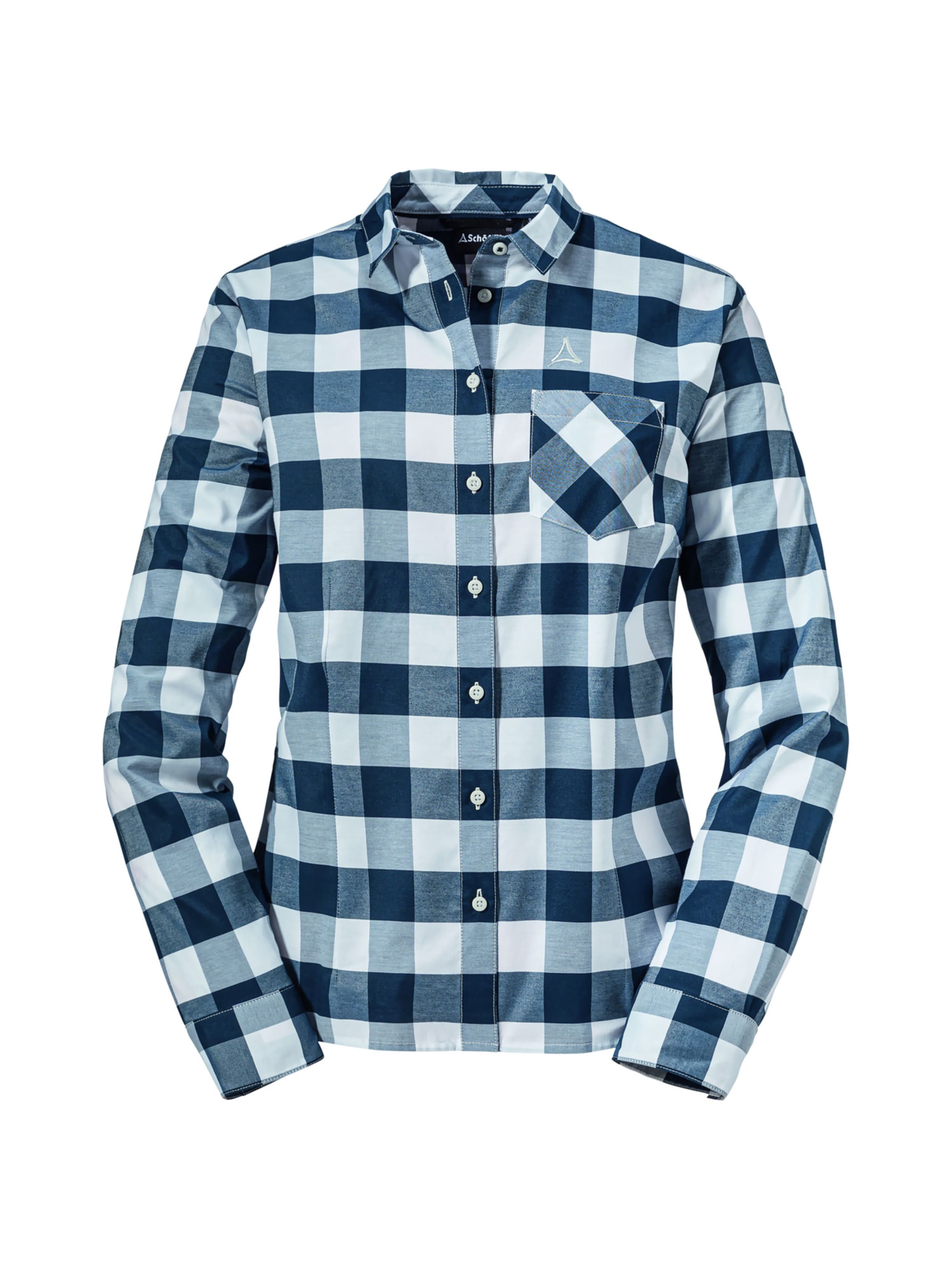 Camicia funzionale 'Moraans' di Schöffel in blu: frontale