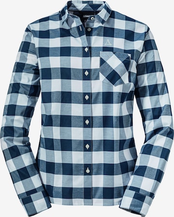 Chemisier fonctionnel 'Moraans' Schöffel en bleu : devant