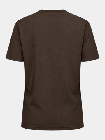 Made By Society Shirt 'Obscura T-Shirt - T27473' in Brown