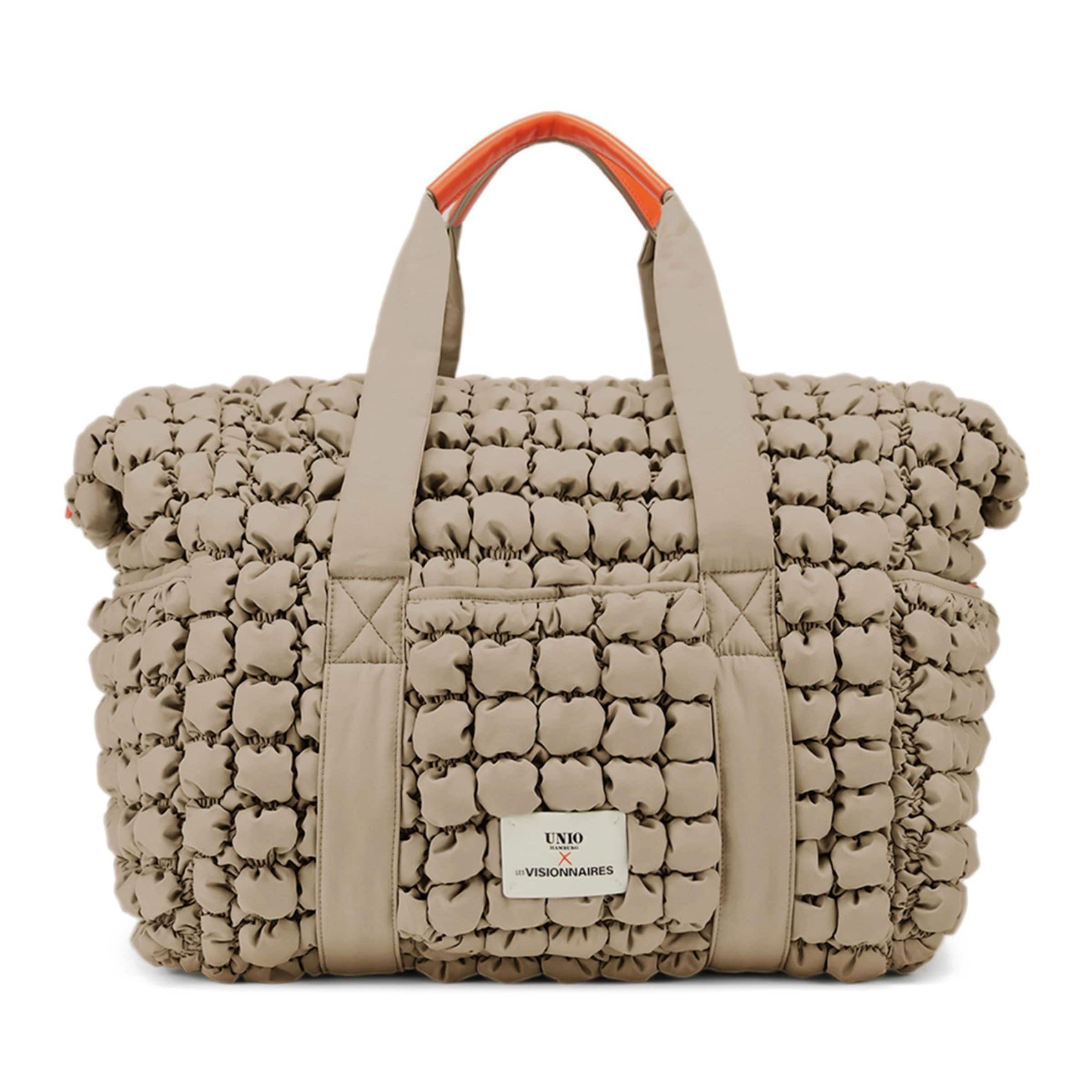 Les Visionnaires Shopper 'Unio' in Beige: front