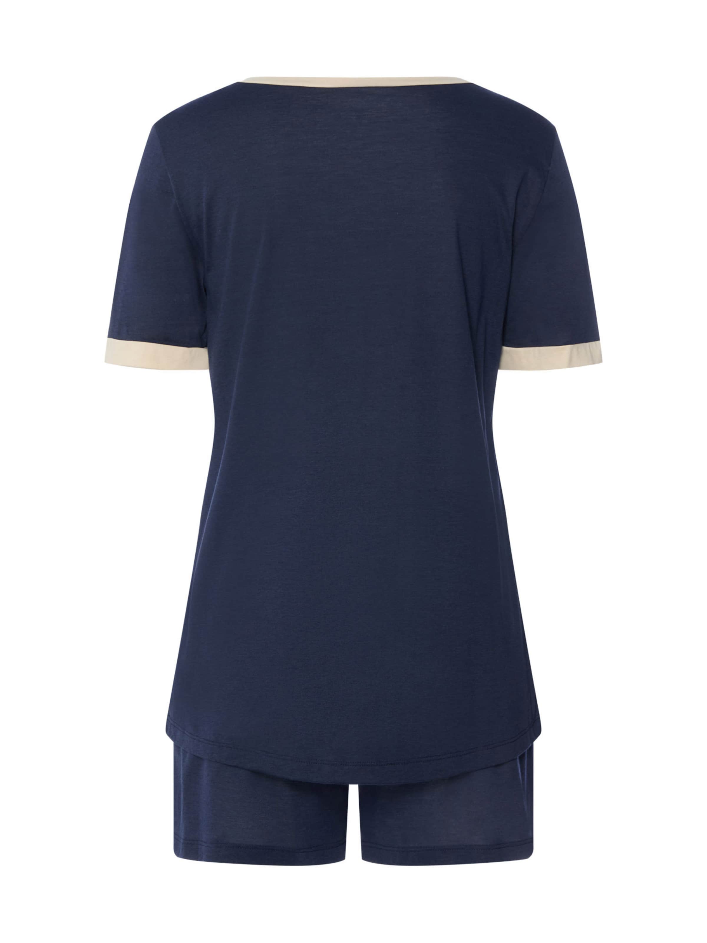 Shorty ' Laura ' Hanro en bleu