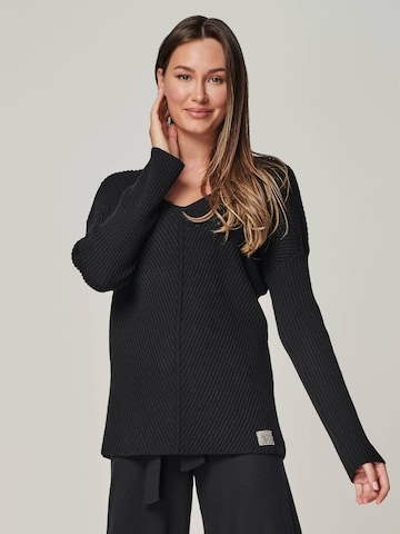 Abito da casa 'LOUNGEWEAR SET  - Pullover Blossom & Pants Bailey' di YOU LOOK PERFECT in nero