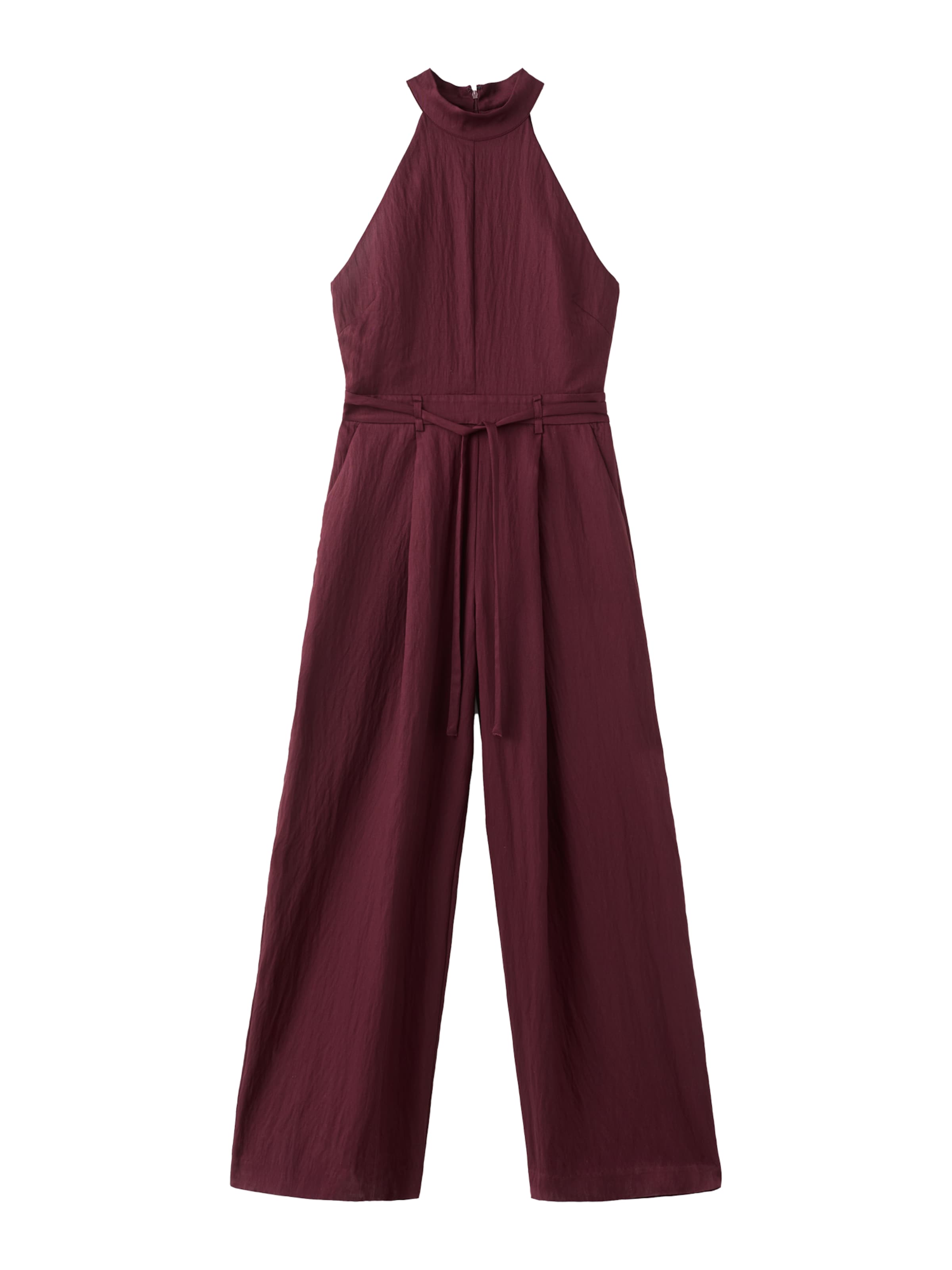 MANGO Jumpsuit in de kleur Wijnrood, Productweergave