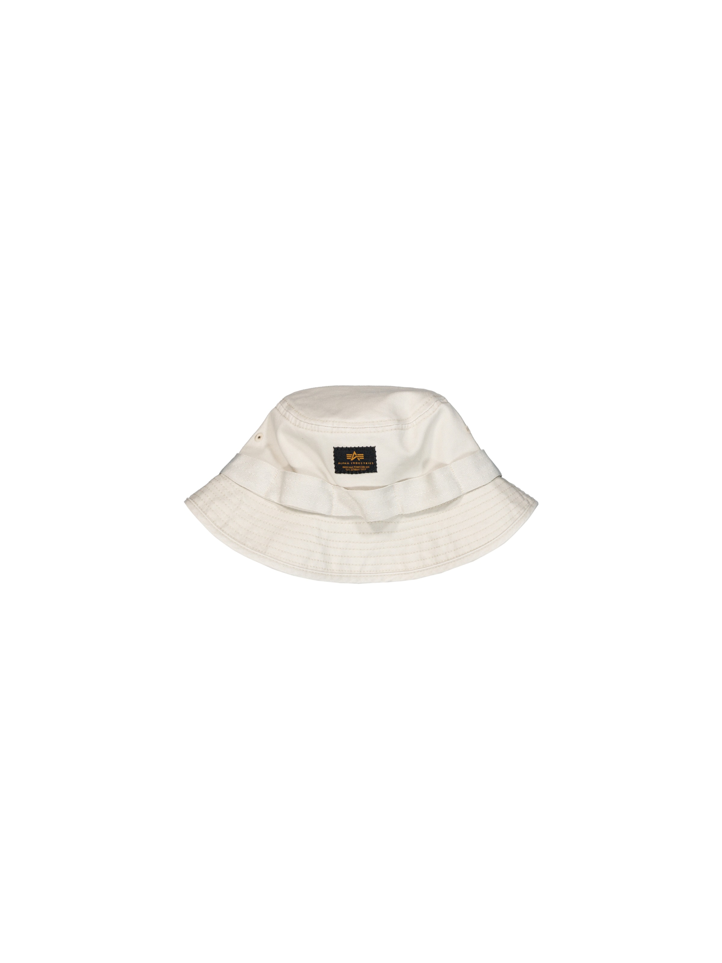 ALPHA INDUSTRIES Hut 'Washed Out' in Grau: Vorderseite