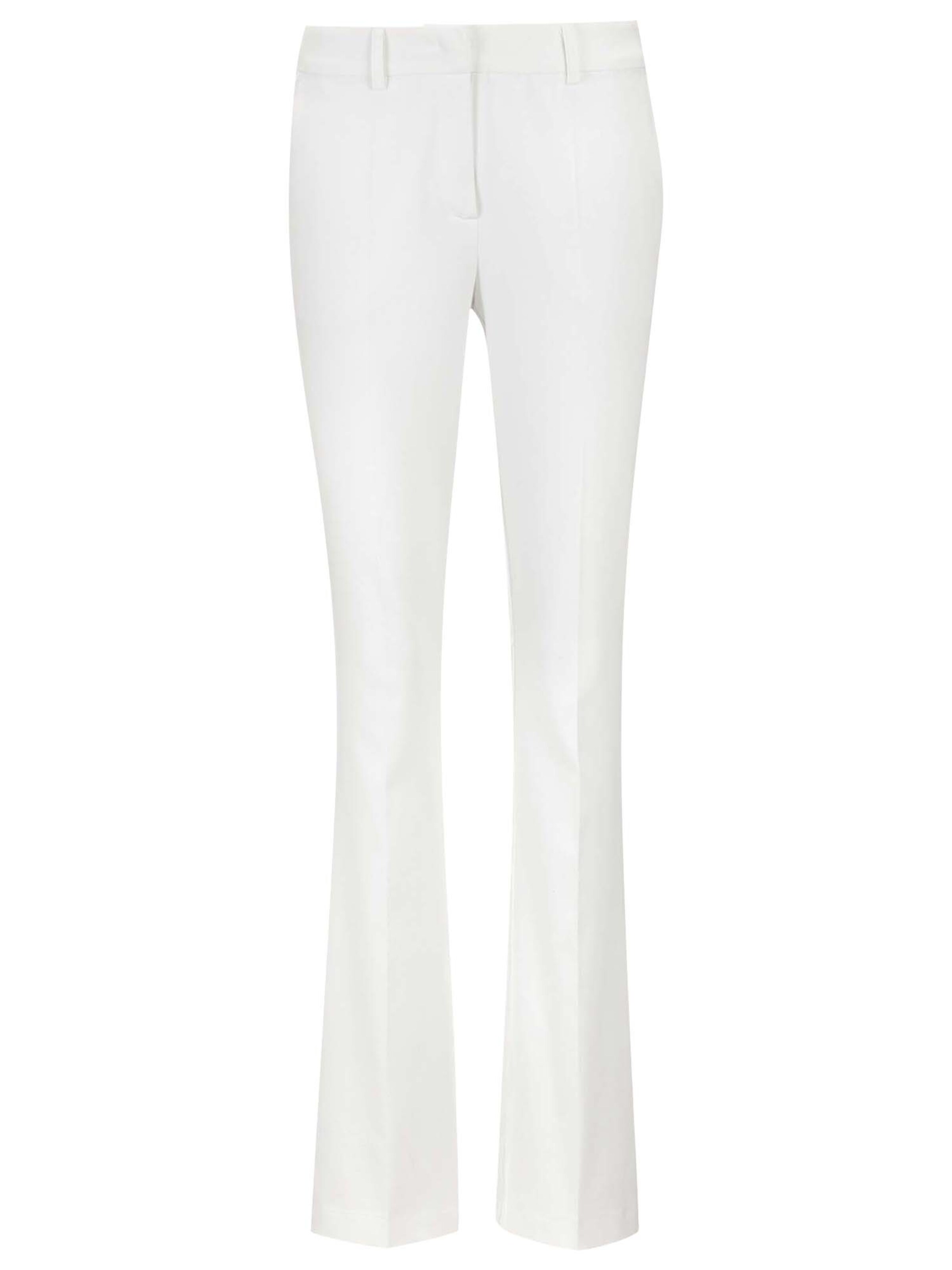 MADELEINE Regular Pantalon in Wit: voorkant