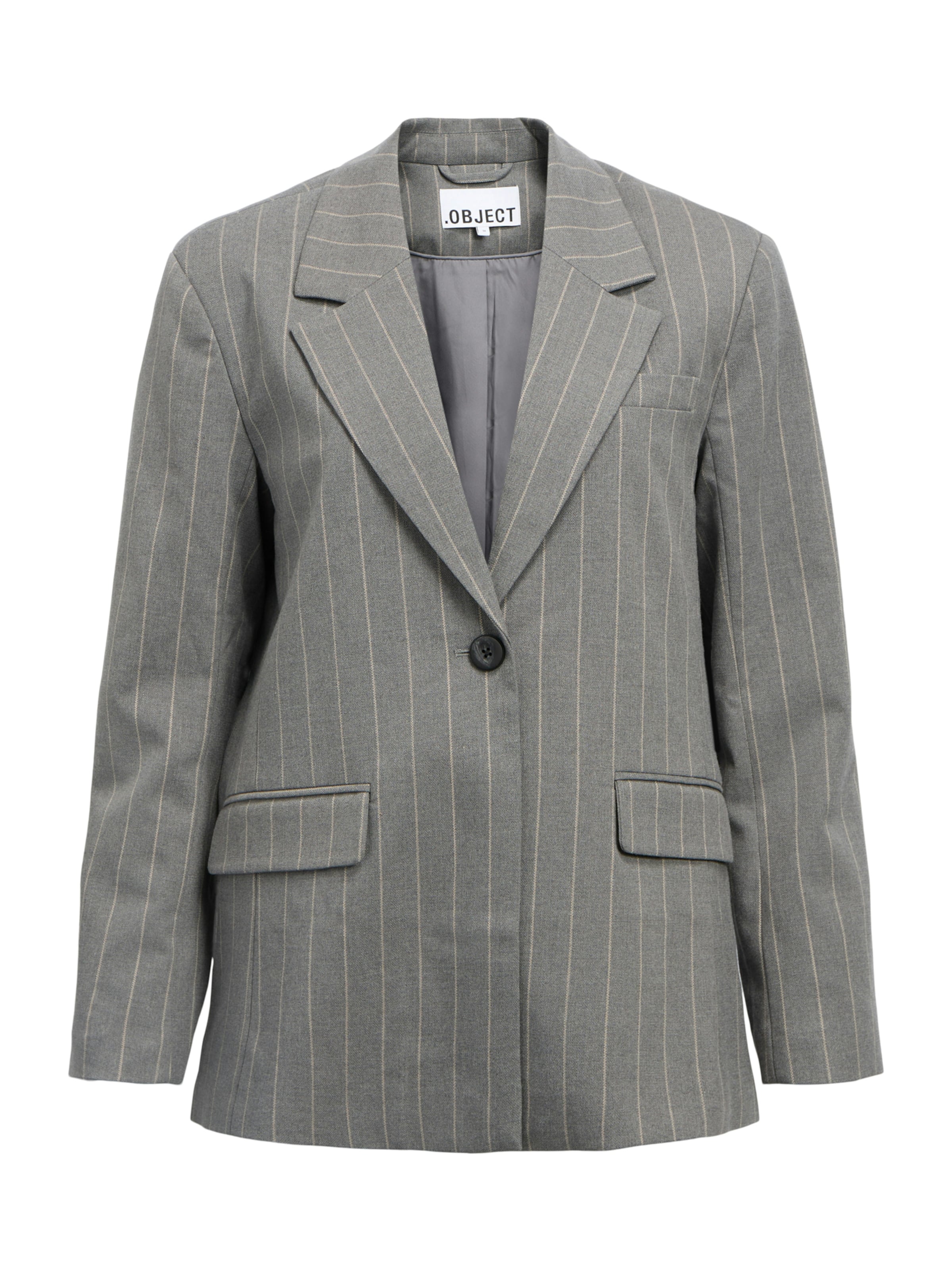 OBJECT Blazers 'OBJLISA' in Grijs: voorkant