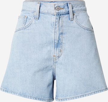 LEVI'S ® - Vaquero 'High Waisted Mom Short' en azul: frente
