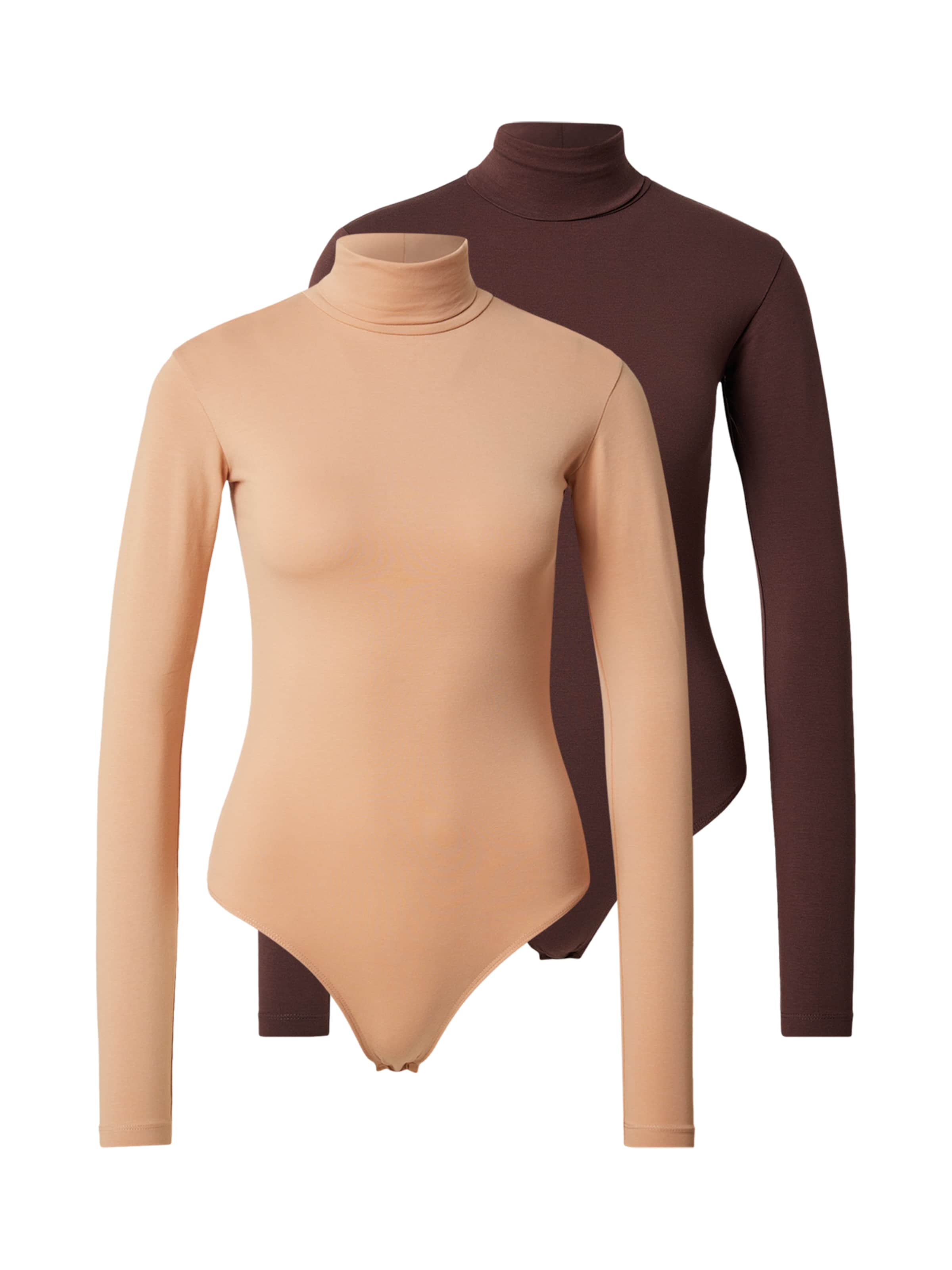 ABOUT YOU Shirt body 'Willow' in Beige: voorkant