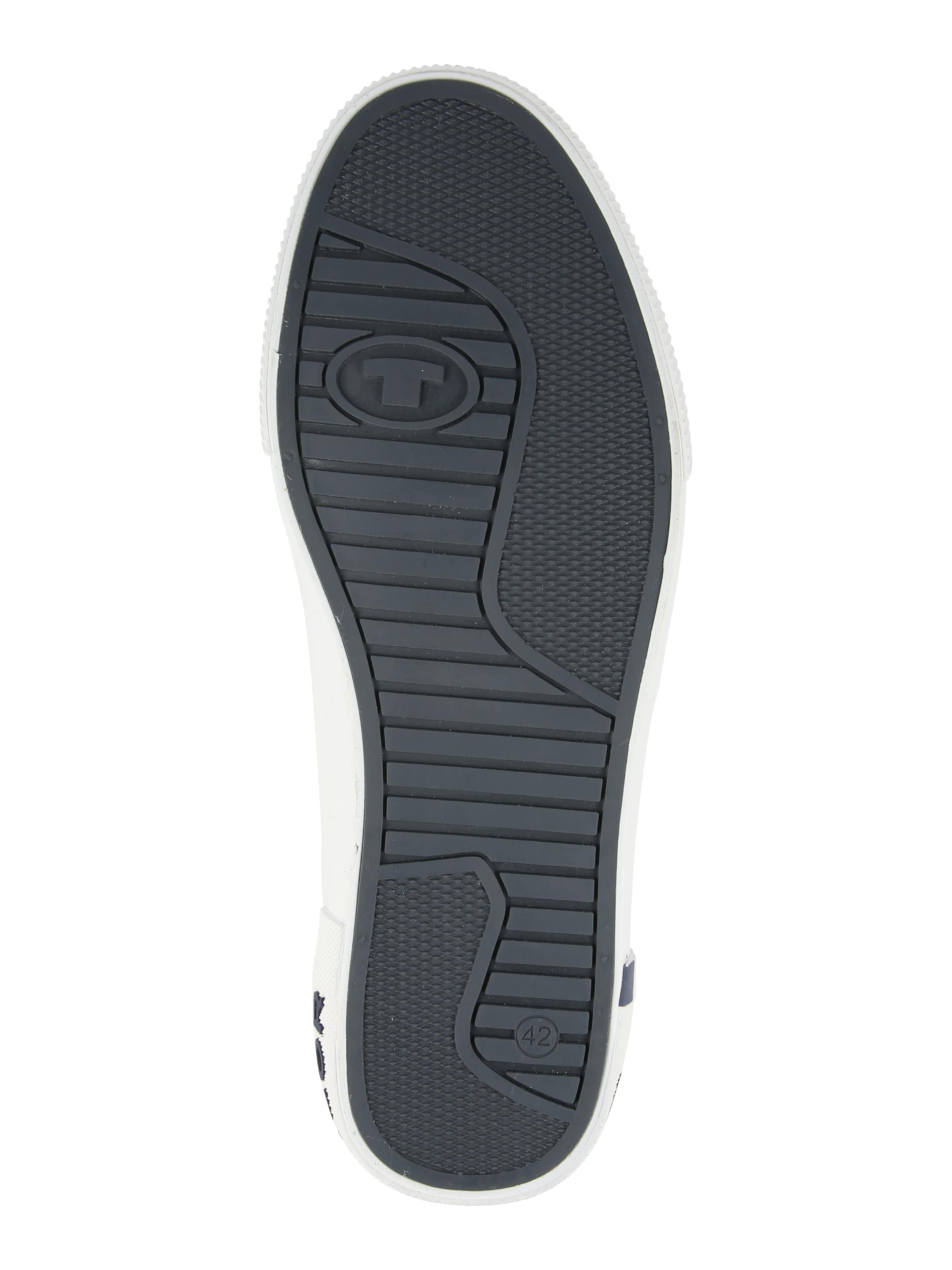 TOM TAILOR Trampki niskie w kolorze biały