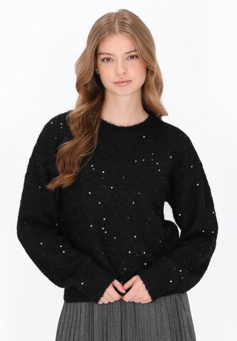 MYMO Pullover in Schwarz: Vorderseite