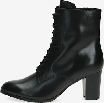 CAPRICE Lace-Up Ankle Boots in Black