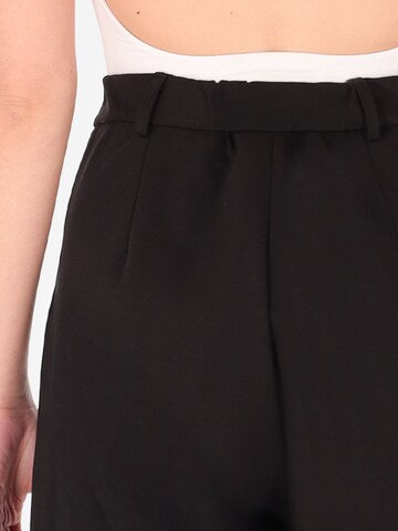 Distretto12 Wide Leg Hose 'Milano' in Schwarz